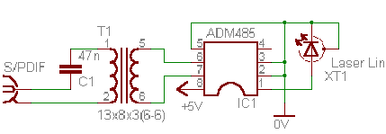 Adm485arz схема включения